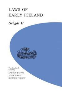 bokomslag Laws of Early Iceland Volume 2