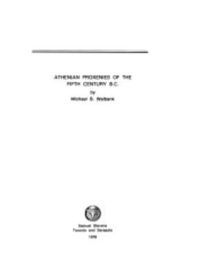 bokomslag Athenian Proxenies of the 5th Century