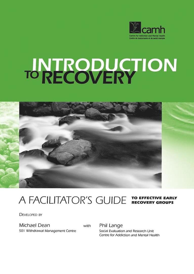Introduction to Recovery 1