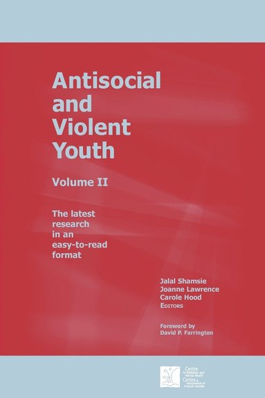 bokomslag Antisocial and Violent Youth