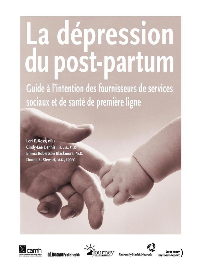 Lori E. Ross, Cindy-Lee Dennis, Emma Robertson Blackmore, Lori E Ross - Depression Du Post-Partum, Häftad