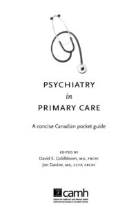 bokomslag Psychiatry in Primary Care