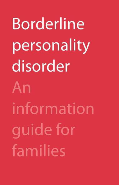 bokomslag Borderline Personality Disorder