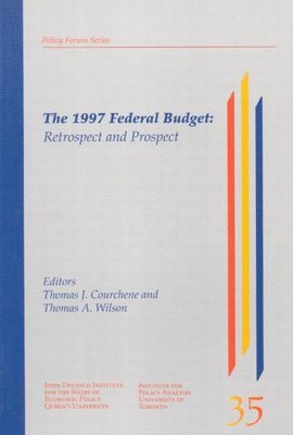 bokomslag 1997 Federal Budget