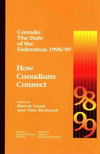 bokomslag Canada: the State of the Federation 1998/99