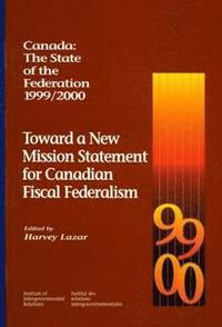 bokomslag Canada: The State of the Federation, 1999-2000: Volume 55