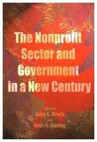 bokomslag The Nonprofit Sector and Government in a New Century: Volume 59