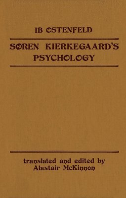 bokomslag Soren Kierkegaardâ¿¿s Psychology