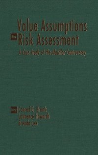 bokomslag Value Assumptions in Risk Assessment