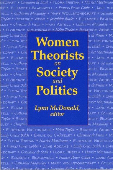 bokomslag Women Theorists on Society and Politics