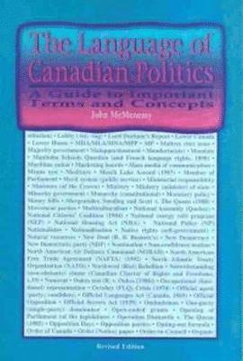Language of Canadian Politics