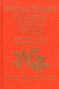 bokomslag Political Thought in Japanese Historical Writing