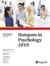 bokomslag Hotspots in Psychology 2019: 227