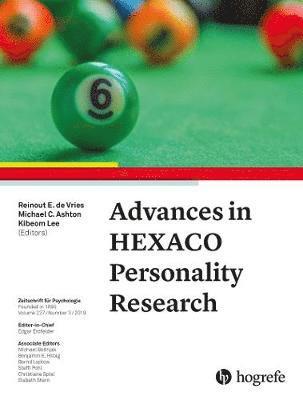 Advances in HEXACO Personality Research: 227 1