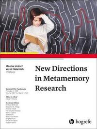 bokomslag New Directions in Metamemory Research: 228