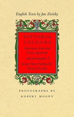 Jan Zwicky - Vittoria Colonna, Häftad. Tillgänglighet: Lägg i varukorg