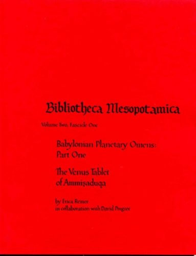 Erica Reiner, David Pingree - Babylonian Planetary Omens Part I, Häftad