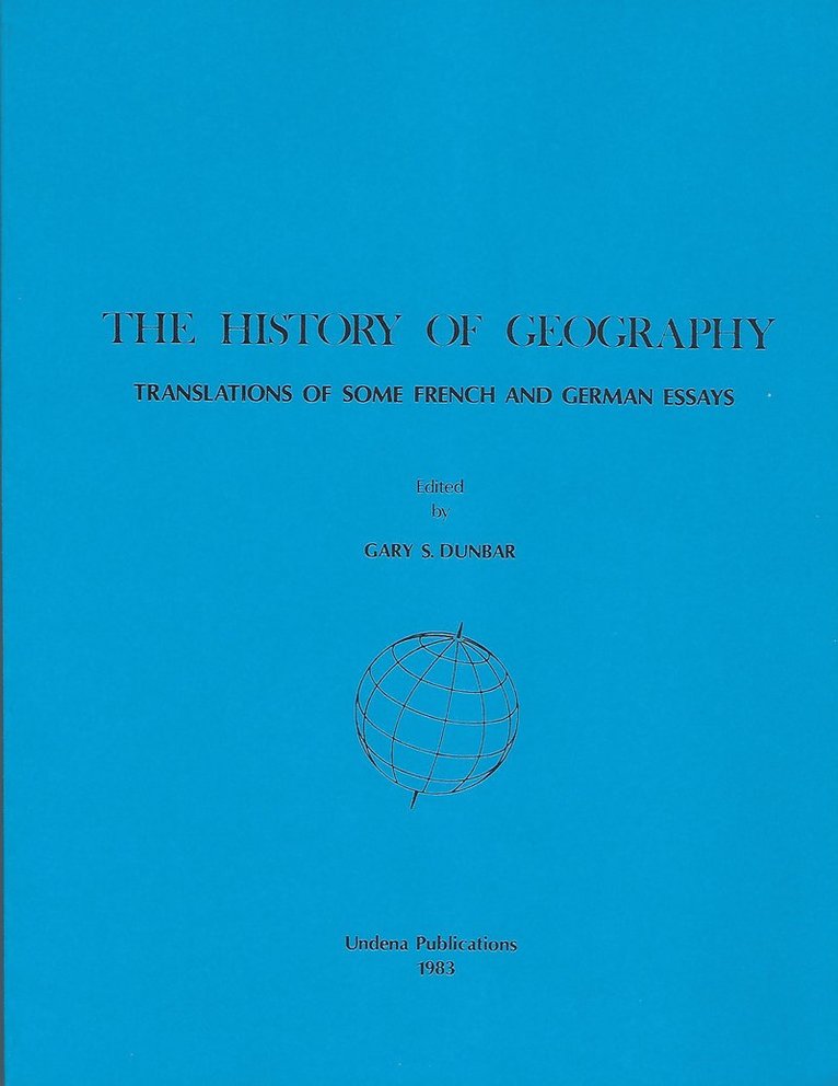History of Geography
