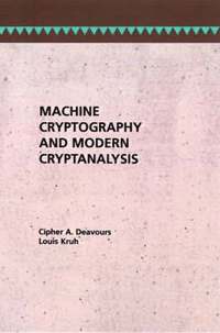 bokomslag Machine Cryptography and Modern Cryptanalysis