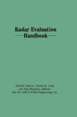 TBD, David K. Barton, Charles E. Cook - Radar Evaluation Handbook, Inbunden