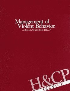 bokomslag Management of Violent Behavior