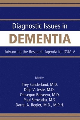 bokomslag Diagnostic Issues in Dementia