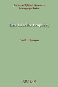 bokomslag Late Israelite Prophecy