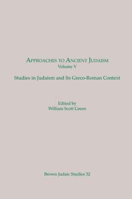 bokomslag Approaches to Ancient Judaism