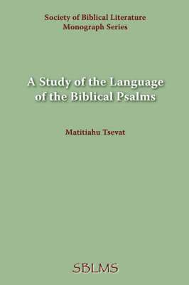 bokomslag Study of the Language of the Biblical Psalms