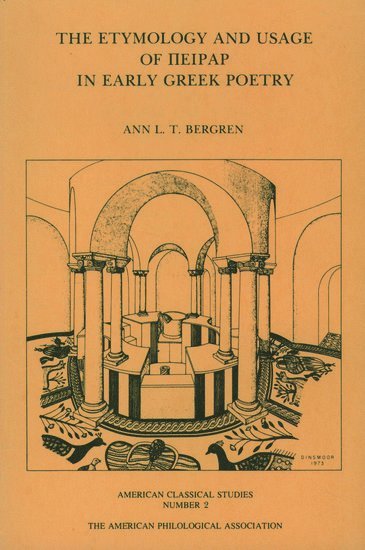 bokomslag Etymology and Usage of Peirar in Early Greek Poetry
