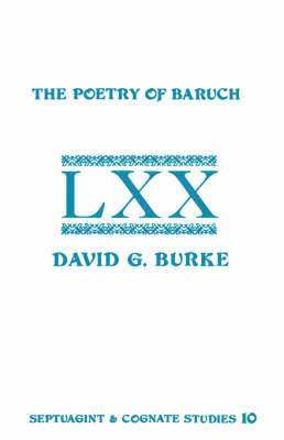 David G Burke - Poetry of Baruch, Häftad
