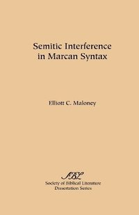 bokomslag Semitic Interference in Marcan Syntax