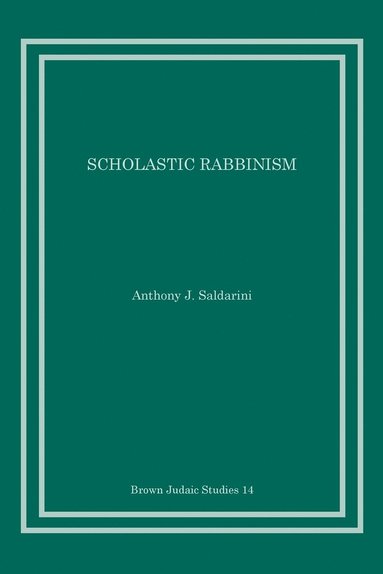 bokomslag Scholastic Rabbinism