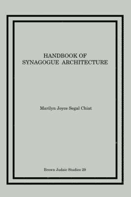 bokomslag Handbook of Synagogue Architecture