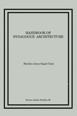 bokomslag Handbook of Synagogue Architecture