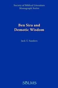 bokomslag Ben Sira and Demotic Wisdom