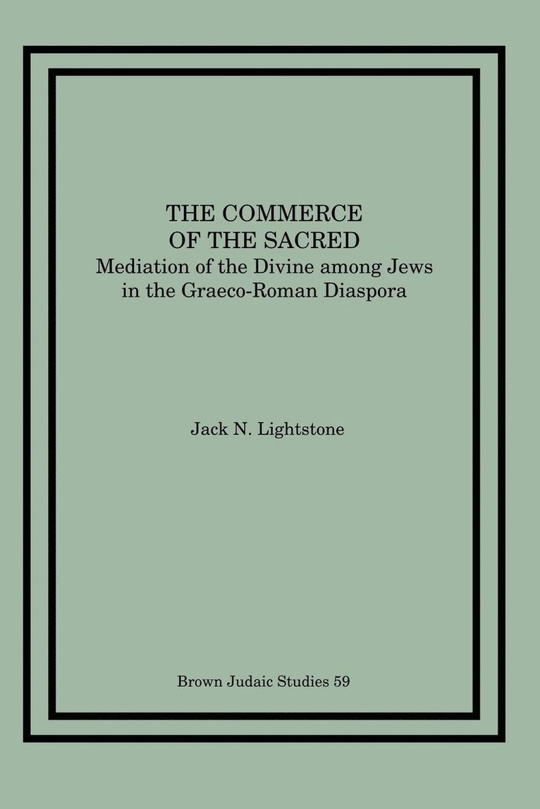 Commerce Of The Sacred 1