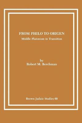 From Philo to Origen