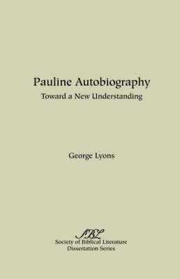 George Lyons - Function of Autobiographical Remarks in the Letters of Paul, Häftad