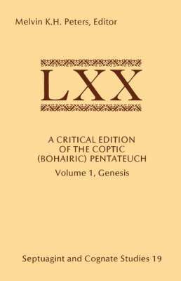 A Critical Edition of the Coptic (Bohairic) Pentateuch 1