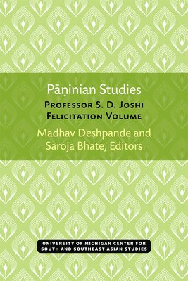 Paninian Studies 1