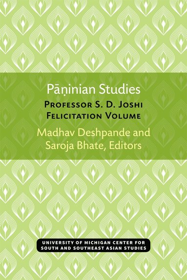 bokomslag Paninian Studies