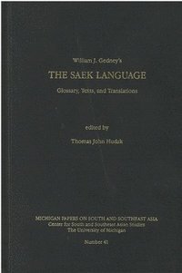 bokomslag The Saek Language