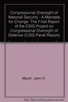 bokomslag Congressional Oversight Of National Security