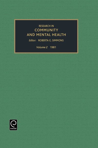 James R. Greenley - Research in Community and Mental Health, Inbunden