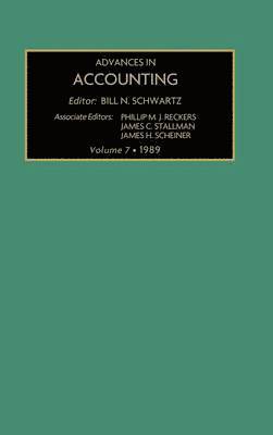 Advances in Accounting: v. 7 1