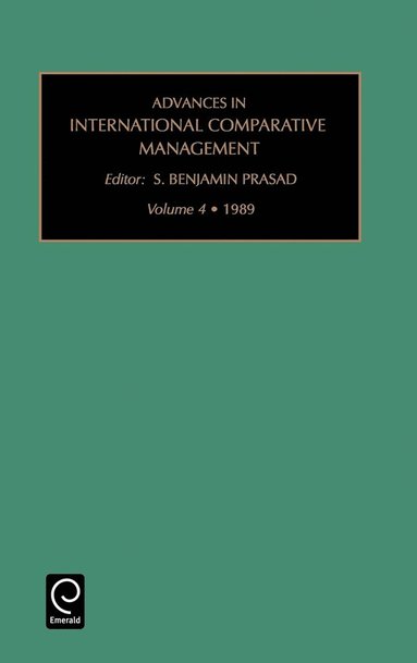 Srinivas Prasad - Advances in International Comparative Management, Inbunden