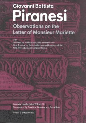 Observations on the Letter of Monsieur Mariette 1