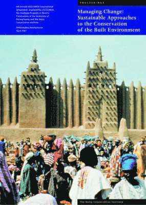 bokomslag Managing Change - Sustainable Approaches to the Conservation of the Built Environment