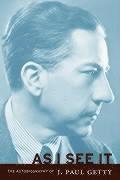 bokomslag As I See It  The Autobiography of J.Paul Getty